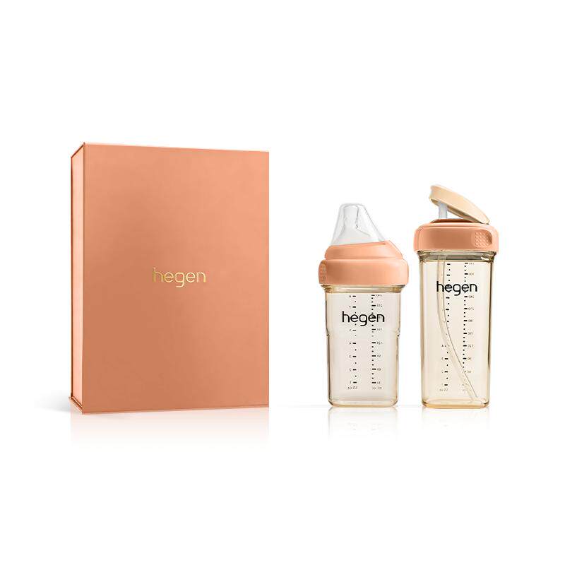 hegen海格恩ppsu奶瓶吸管杯礼盒