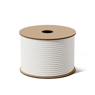 硕方线号机号码管pvc套管打号机管瓷白色内齿梅花管线号管打印管