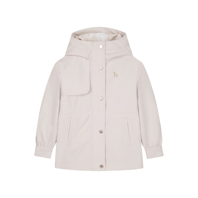 hazzys女童风衣科技三防春季