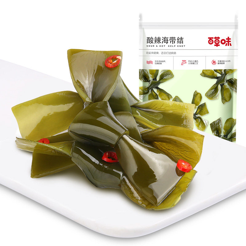 BE&CHEERY/百草味海带结200g