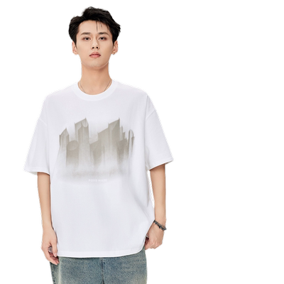 HomePanda重磅纯棉短袖t恤男