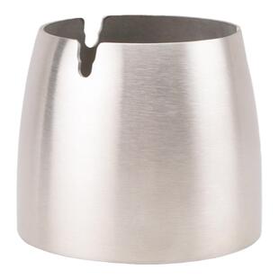 烟灰缸不锈钢大号烟缸防风带烟柱夹细烟灰缸个性烟盅酒吧ktv礼品