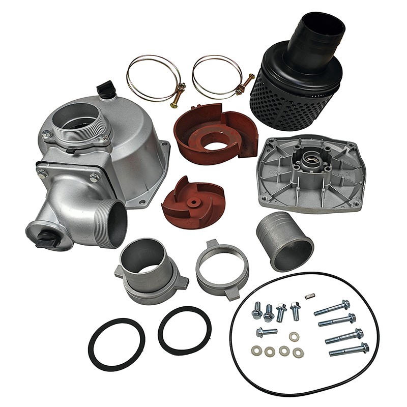 3寸抽水泵泵体 两寸三寸自吸泵头总成 168汽油机连体直连2寸 配件