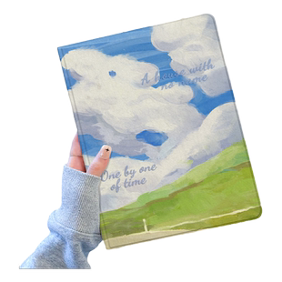 创意油画适用于ipad保护套ipadair5新款2022苹果平板壳mini6/4带笔槽ipadpro11寸硅胶ipad10代2020迷你2019十