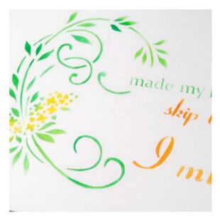 花园garden园艺手绘型板心动改变 英文背景型版镂空遮蔽板卡527