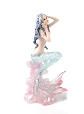 树脂摆件美人鱼酒柜书柜鱼缸