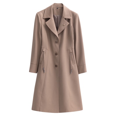 胖妈妈新款春秋装风衣外套200斤