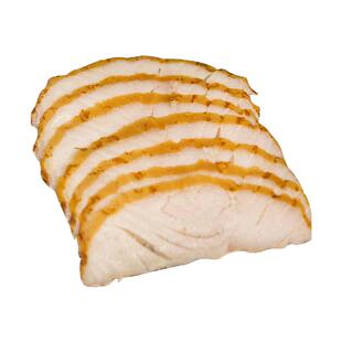 卡露伽热熏鲟鱼肉片50g即食鱼肉无刺鱼块速食老少皆宜熟食下酒菜