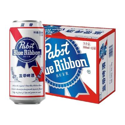 ribbon经典500mlx12罐装蓝带啤酒