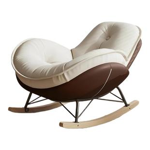 摇摇椅躺椅成人可睡觉懒人沙发椅卧室单人网红企鹅蛋壳椅阳台大人