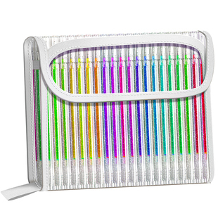 60色闪光啫喱笔彩色荧光笔高颜值ins风珠光笔带闪粉银光儿童亮晶初高中生划重点记号笔彩笔小学生专用手账笔