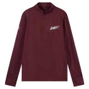 乔丹飞影跑步服男士冬季新款透气马拉松训练服运动速干衣长袖T恤