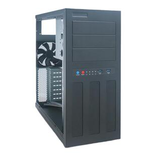 T6塔式服务器机箱台式机多硬盘位工作站存储E-ATX主板位3个光驱位