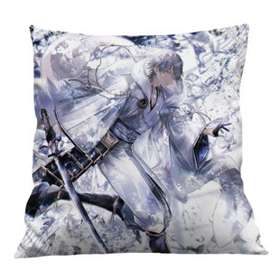 刀剑乱舞动漫周边抱枕三日月宗近加州清光小狐丸靠枕定制现货包邮