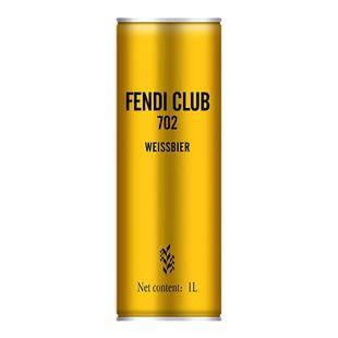 FENDICLUB702德式小麦白啤酒1L*6罐麦汁12度精酿酒精4.8度