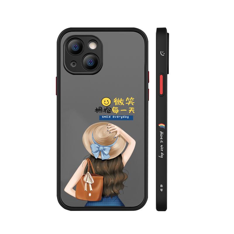 适用苹果16pro手机壳潮牌女款15保护套14pro新款透明苹果14镜头全包12pro防摔max磨砂11pro硬壳软边个性男款