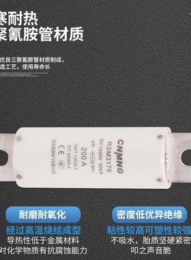 充电桩熔断器RSM3178(RS309新能源直流/DC1000V200A电动汽车FWP)