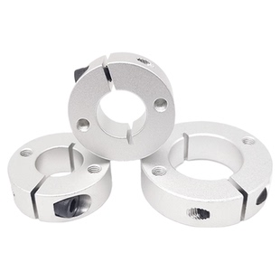 光轴双螺纹孔开口型固定环SCSM轴承挡圈SCSW双孔双螺纹型止推环