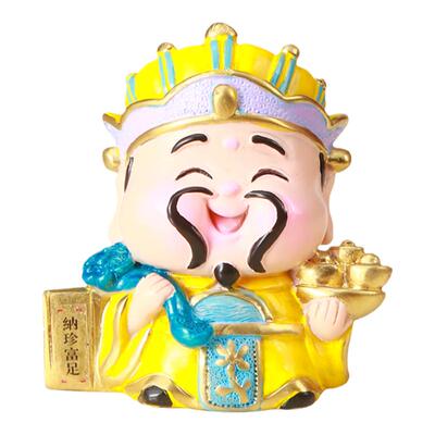 招财大五路财神小摆件五福装饰品