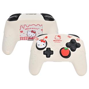 极想PS5/NS Pro手柄保护套硅胶壳防滑防汗软壳可爱卡通摇杆帽套装游戏机配件三丽鸥正版Hello Kitty联名新款