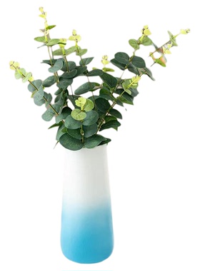 渐变色花瓶陶瓷家居装饰插花瓷器水养鲜花绿植地中海风格桌面摆件