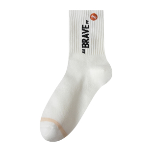 诸暨袜子男士纯棉夏季中筒袜吸汗防臭男生运动春秋篮球长袜ins潮