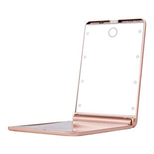 impressions便携化妆镜随身补妆立式小镜子双面镜LED美妆镜礼物