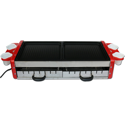 双层韩式不沾无烟电烤盘