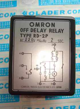 议价原装正品 OMRON RD-2P AC200V 2S 日本OMRON时间继电器【OLAD