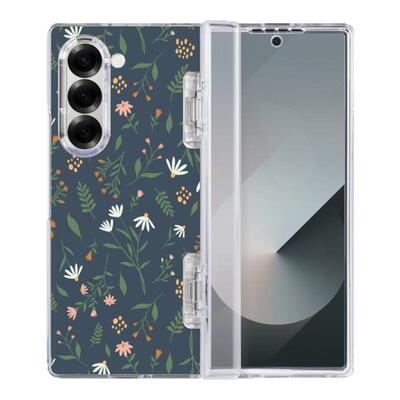 THE HOODxCaro阿根廷艺术家联名Wild Flowers适用三星SamsungZFold7/Flip7/6/5磁吸透明保护壳前屏幕中轴保护