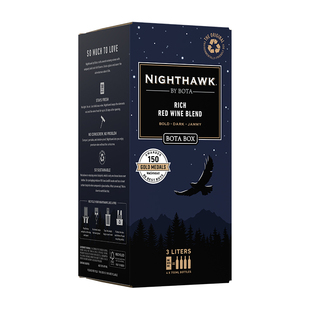 【暗夜柔情】勃塔夜鹰馥郁混酿红葡萄酒3L袋装原装进口纸盒装红酒