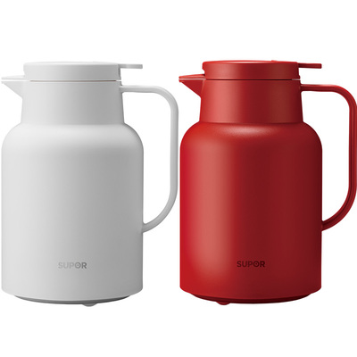 苏泊尔红色大容量玻璃结婚对壶