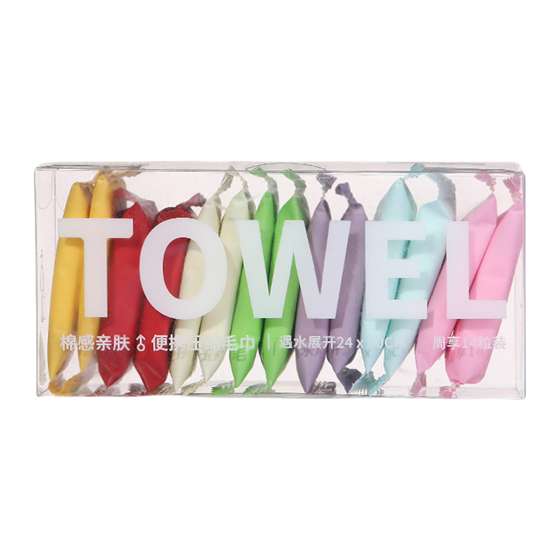 新款压缩毛巾洗脸巾一次性纯棉旅行装酒店用品加厚旅游便携神器