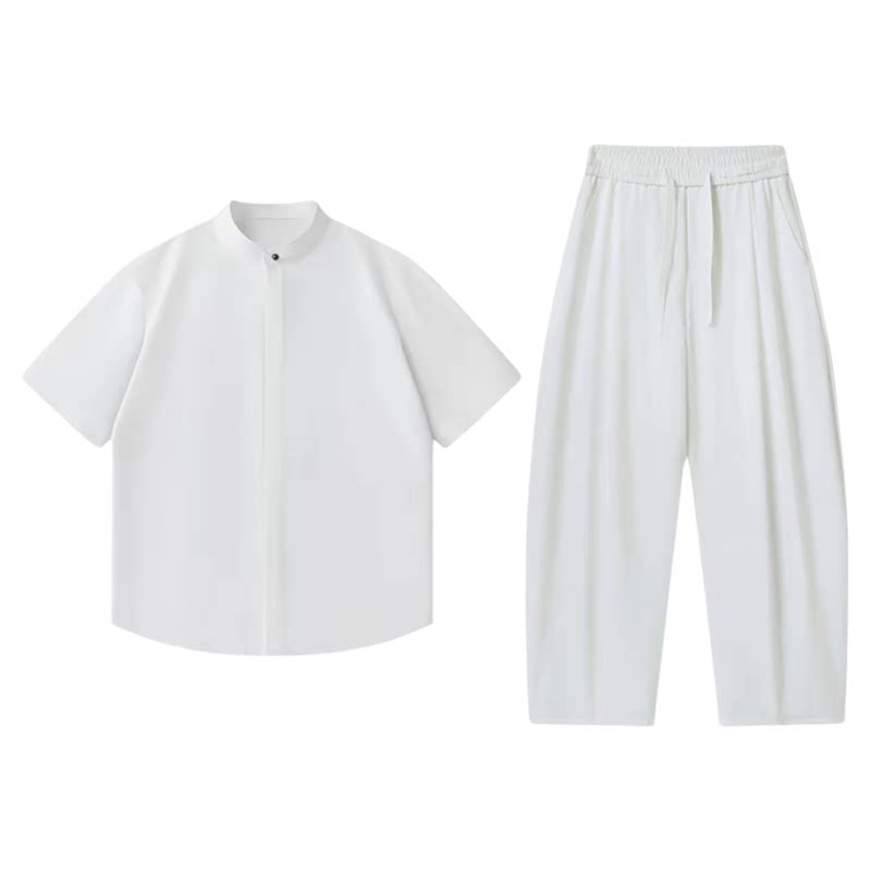夏季新款男士休闲套装