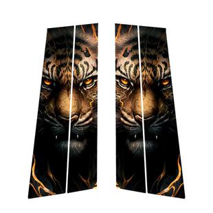 ID.3/ID.4XID6crozz汽车个性改装饰中柱贴车窗B柱保护贴膜定制ID7