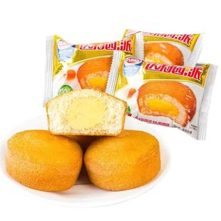 达利园蛋黄派巧克力派夹心面包学生早餐蛋糕休闲零食整箱批发