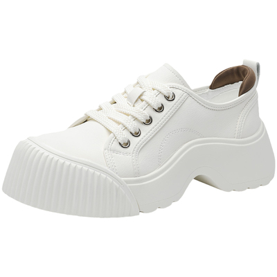 大东官方正品厚底百搭面包小白鞋