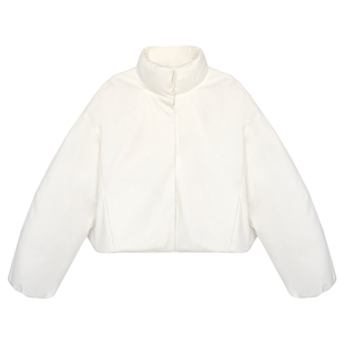 因由 95白鹅绒极简造型短款龟背设计感轻生活秋冬时髦羽绒服女