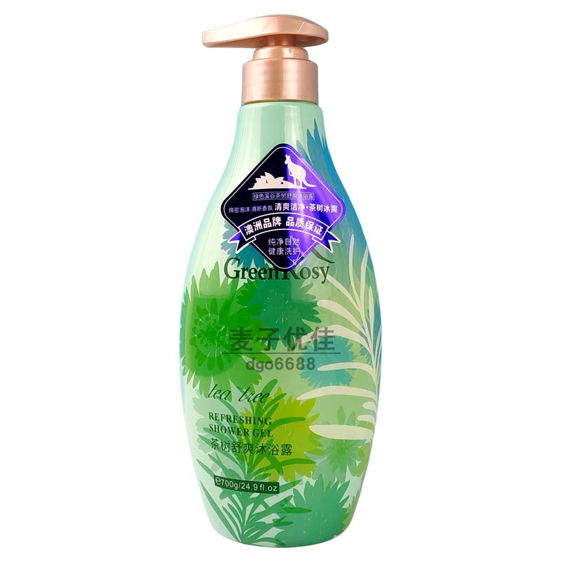 绿色溪谷茶树舒爽沐浴露清爽去油
