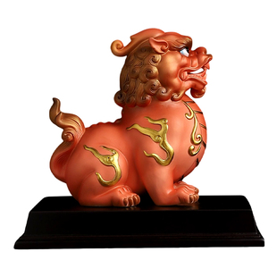 东方泥土陶瓷貔貅摆件吉祥瑞兽纳福迎祥客厅装饰品招财工艺品礼物