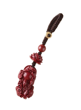 【已过香香】朱砂貔貅招财挂件