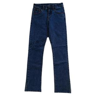 GD权志龙同款牛仔裤2025新品潮流风向标ins潮复古原色微喇叭裤男