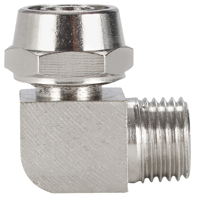 气动铜快拧弯头PM串板PC直通PL直角三通微型气管接头4 6 8 1012mm