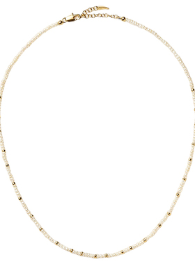 Missoma珠光纪微型米粒珍珠串珠项链轻奢精致高级感叠戴锁骨链