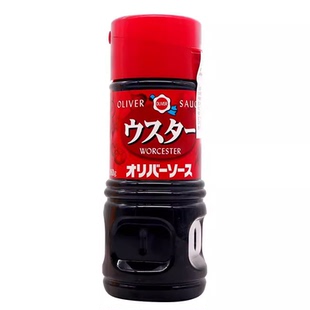 日本进口Oliver奥利棒伍斯特调味汁辣酱油调味料猪排调味酱360g