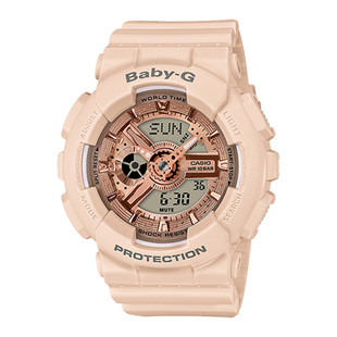 卡西欧手表BABY-G BA-110XCP-4A/CP/130-7A1/7A2/GA/BE电子女腕表