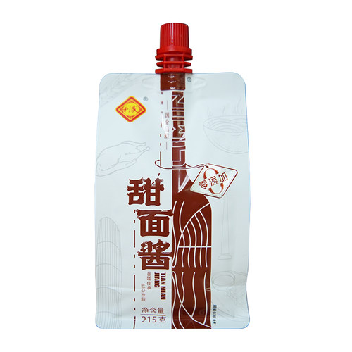 天津利民0添加甜面酱家用215g正宗老北京炸酱面酱葱伴侣烤鸭蘸酱