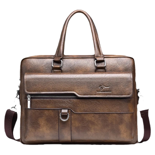 男士包包真皮手提包男土商务休闲男土公文包牛皮新款大容量单肩包