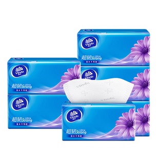 维达超韧抽纸加厚100抽18包家用实惠装餐巾纸面巾纸擦手卫生纸抽