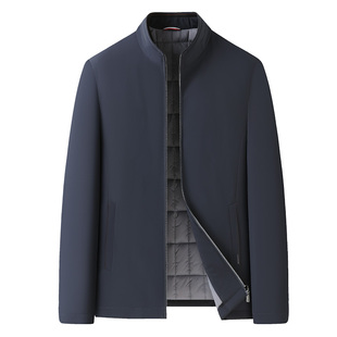 中年大码男装立领棉衣男胖子加肥加大爸爸装夹克棉服肥佬加厚外套